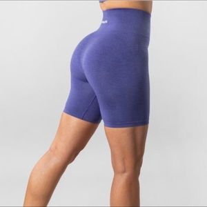 Alphalete NOWT biker shorts in purple